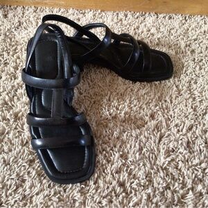 Nine West Women's Black Strappy Sandals